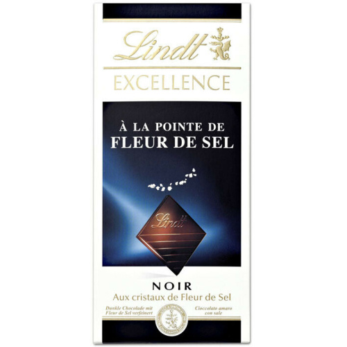 Lindt тёмный шоколад с морской солью 100 г