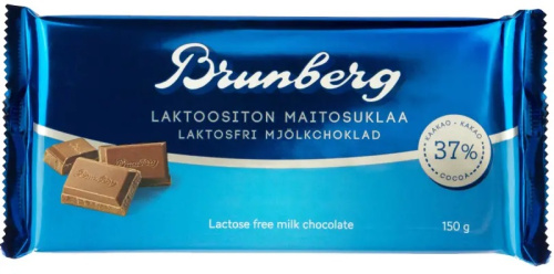Brunberg Молочный шоколад безлактозный 150г 