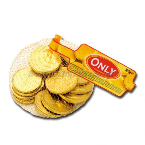 Only Молочные шоколадные монеты 100 г