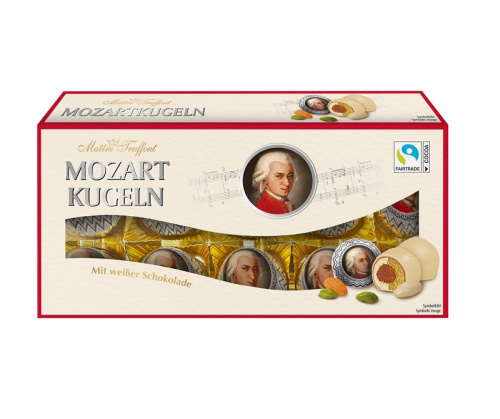 M.T Mozart balls Конфеты из белого шоколада 200г