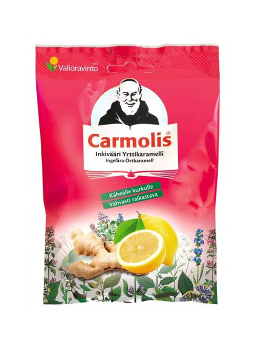 Carmolis Конфеты имбирь и лимон 75г