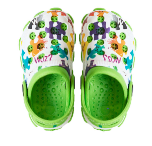 Детские сандалии 30-35 мозаика зеленая
