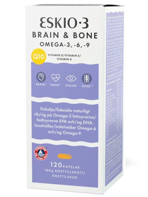 Eskio-3 Omega-3-6-9 Для мозга и костей 120капс 