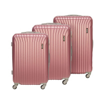 Alezar Melville Набор чемоданов Розовый (20" 24" 28")