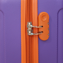 Alezar Control Набор чемоданов Фиолетовый/Оранжевый  (20" 24" 28")